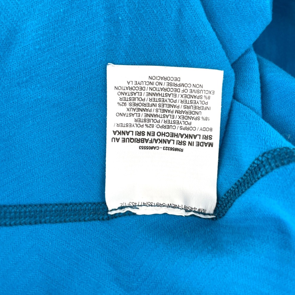 Nike Pro‎ Combat Hyperwarm Lite Mens XL Blue 1/4 Zip Pullover Training Top - Picture 8 of 10